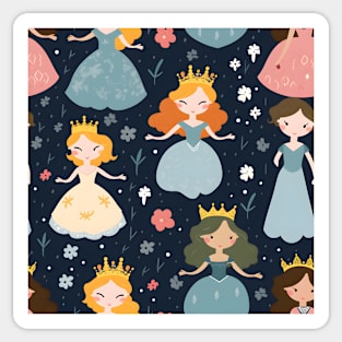 Princesses Pattern 6 Sticker